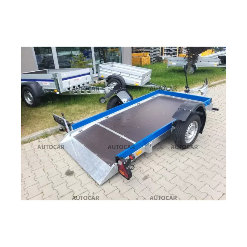 Jednonápravový sklopný brzdený prepravník Husky F 10.25