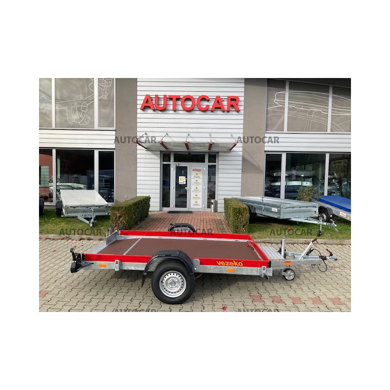 Jednonápravový sklopný brzdený prepravník Husky Smart FB 15.30