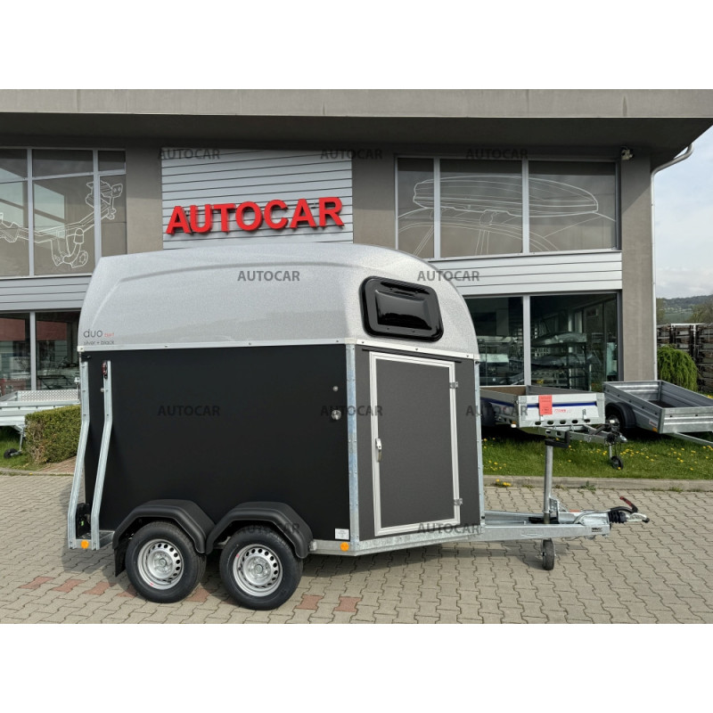 Dvojnápravový brzdený príves Duo Esprit S+B so sedlovňou