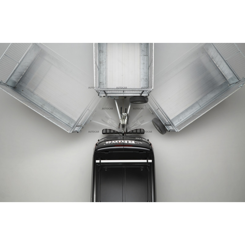 Nástupný schodík na ťažné zariadenie - čierny