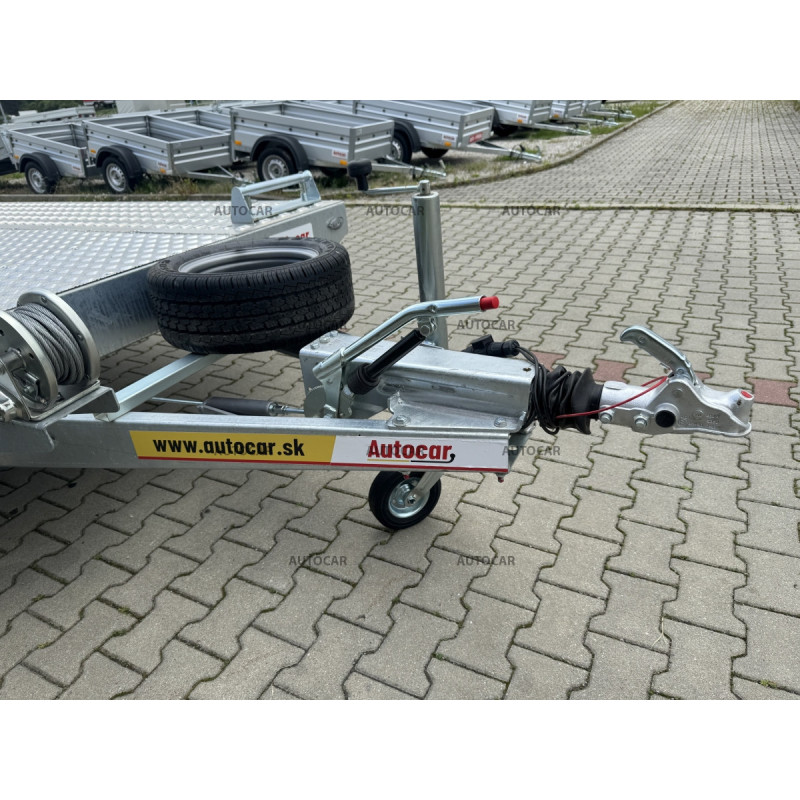 Trojnápravový brzdený autoprepravník JUPITER 5,0m 3,5t