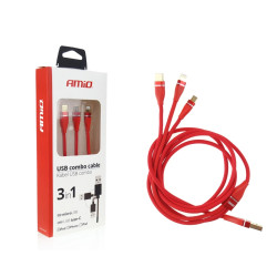 USB kábel pre telefón 3v1