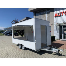 Dvojnápravový brzdený predajný stánok H27522HT