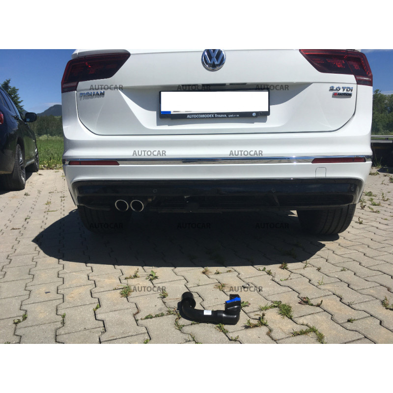 Ťažné zariadenie pre Volkswagen TIGUAN - odnímateľný vertikálny bajonetový systém