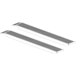 Hliníkové nájazdové lyžiny...