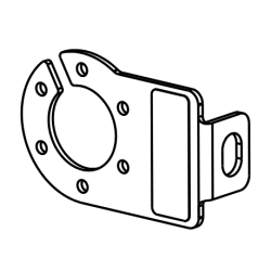 Držiak zásuvky - pevný