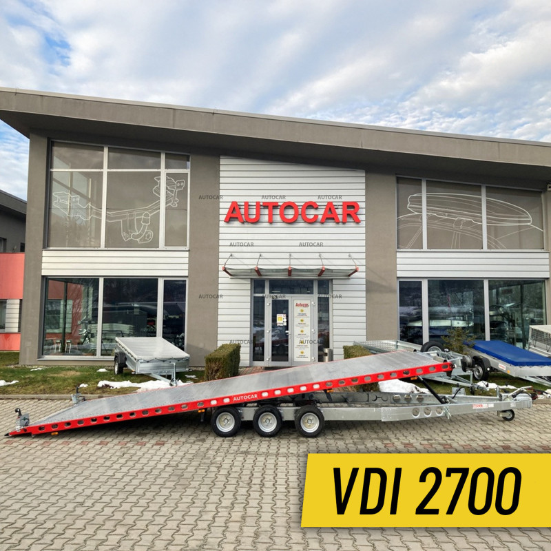 Trojnápravový výklopný brzdený autoprepravník L35G65P ALU