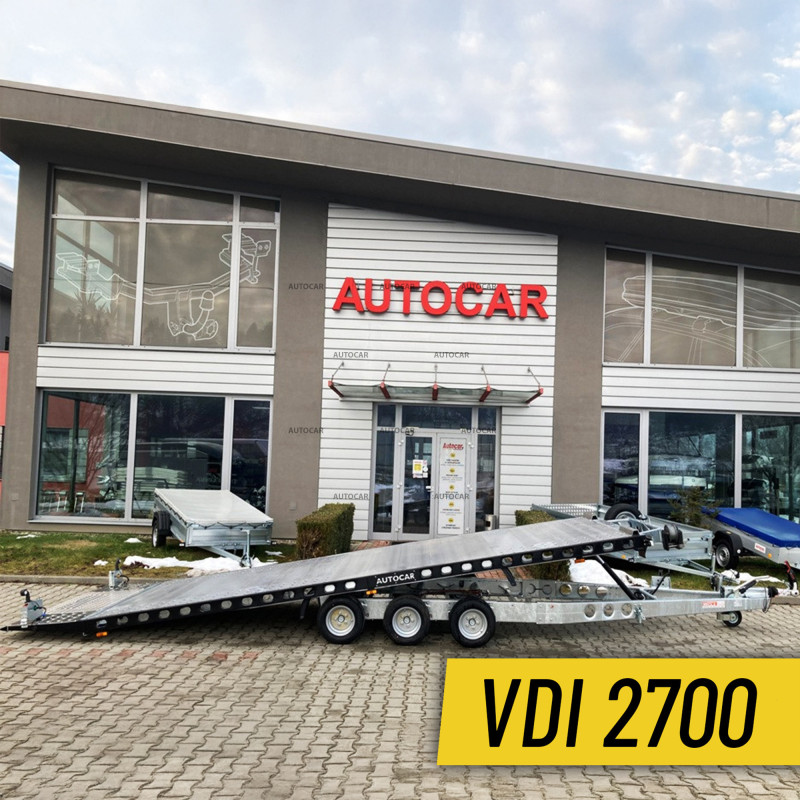 Trojnápravový výklopný brzdený autoprepravník L35G55P ALU