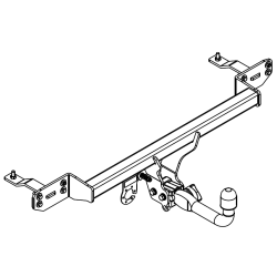 Ťažné zariadenie pre MG ZS Hybrid+ - odnímateľný horizontálny bajonetový systém