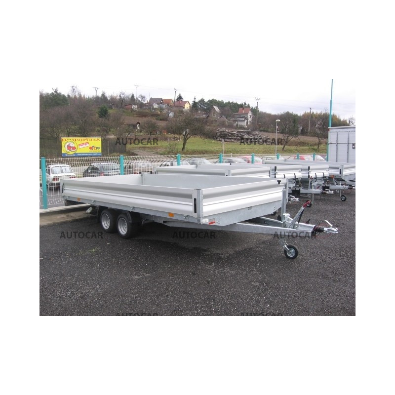 Dvojnápravový brzdený prívesný vozík Cargo E 30.3