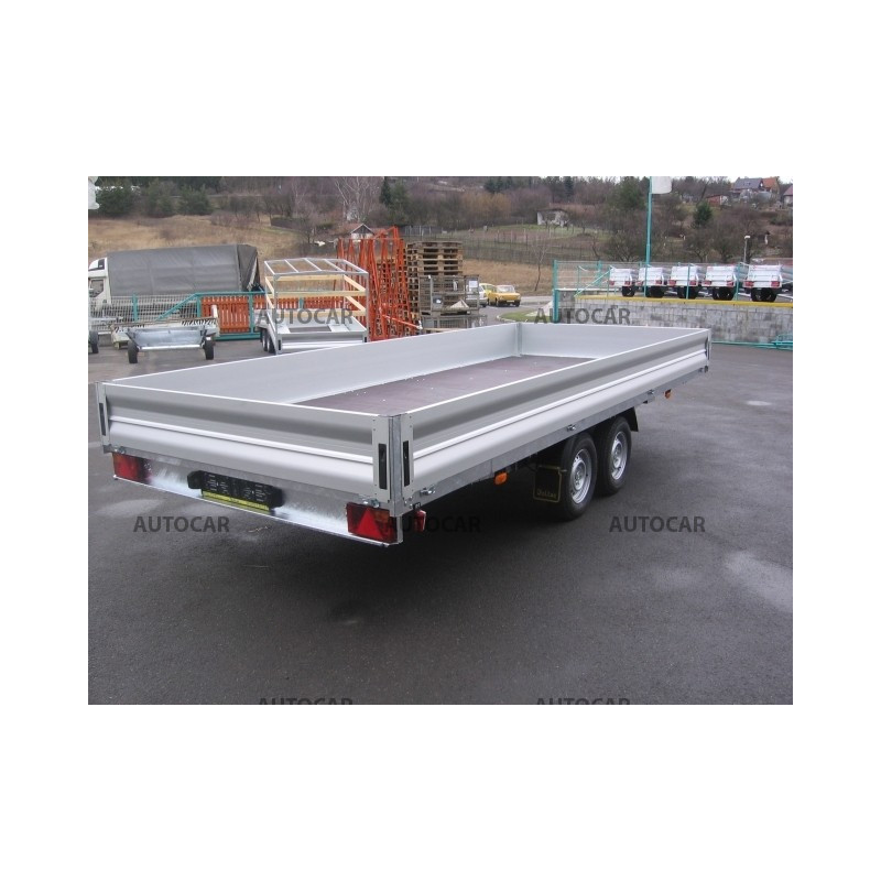 Dvojnápravový brzdený prívesný vozík Cargo E 30.3