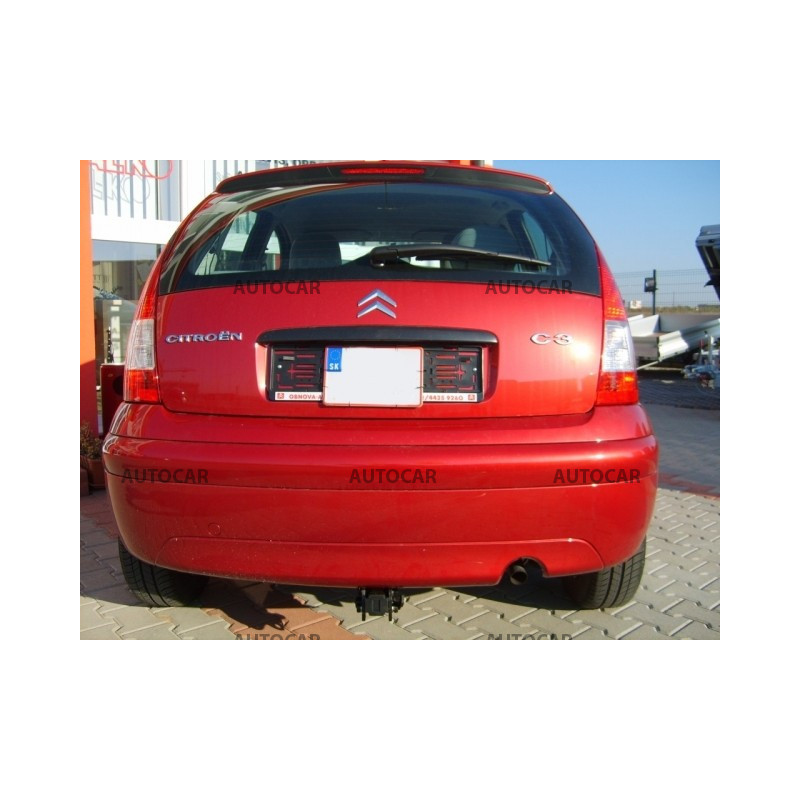 Ťažné zariadenie pre Citroen C3 - 5 dv. - odnímateľný bajonetový systém