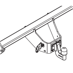 Ťažné zariadenie pre Toyota HILUX - AN110/AN120/AN130 - skrutkový systém