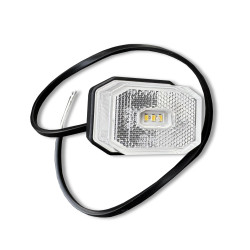 Obrysová LED lampa biela