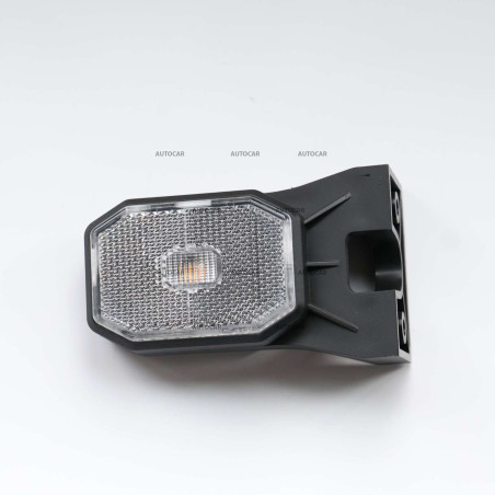 LED pozičné svetlo - teplé biele s držiakom