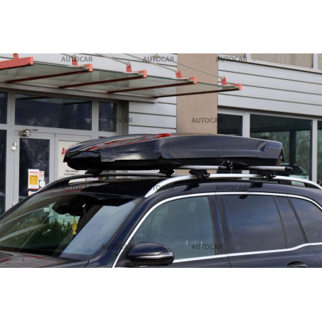 Strešný box NORTHLINE Element - čierny lesklý