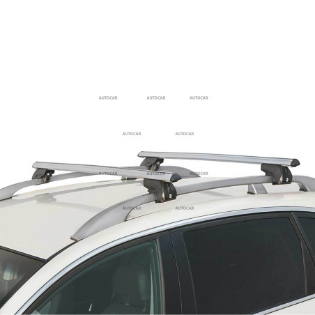 Aurilis hliníkový strešný nosič pre KIA Ceed 5DVR Kombi (2007–2012) – strieborný, nosnosť 75 kg, prémiová voľba