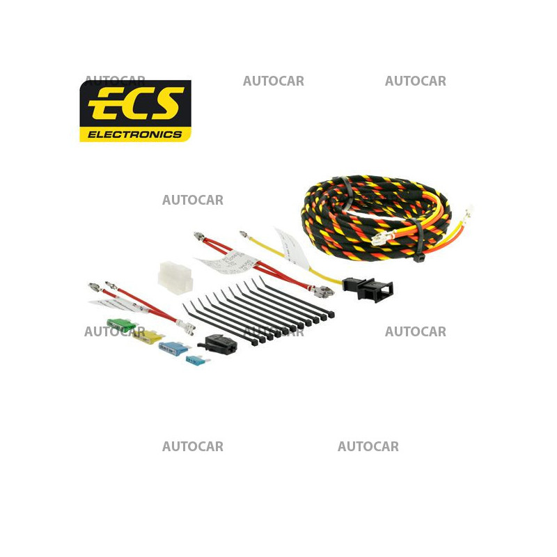 Trvalé napájanie a nabíjanie 12V k 13-pólovým elektroinštaláciám E.C.S. pre VW GROUP