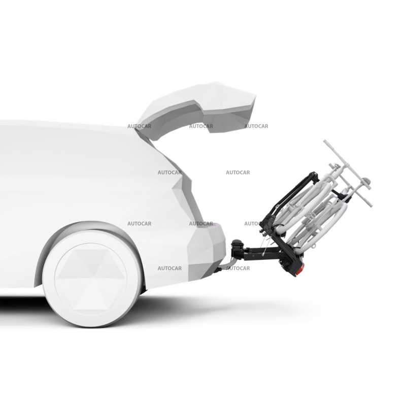 Nosič na 2 bicykle Thule VeloSpace 3 model 9032 na ťažné zariadenie.