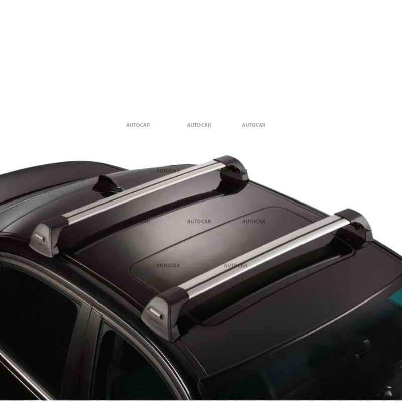 Strešný nosič YAKIMA bez presahu – hliníkový pre Kia Soul (2014–2019) – pevné montážne body (Fixpoint)