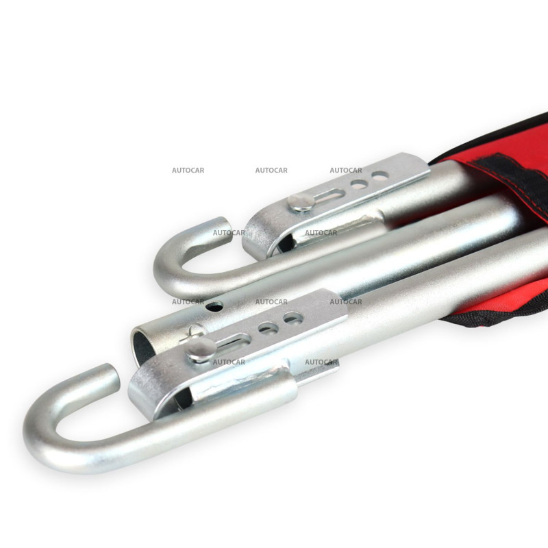 Ťažná tyč AMiO 2T 180 cm – pevná kovová, 3-dielna