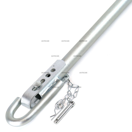 Ťažná tyč AMiO 2T 180 cm – pevná kovová, 3-dielna