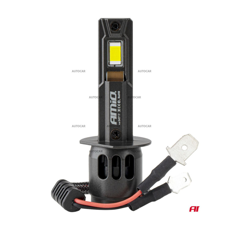 Výkonné LED žiarovky AMIO F25 PRO BLACK H1