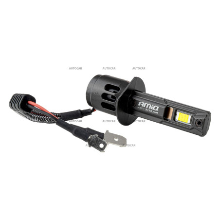 Výkonné LED žiarovky AMIO F25 PRO BLACK H1