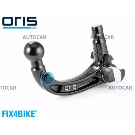 Ťažné zariadenie pre Nissan QASHQAI - J12 - odnímateľný vertikálny bajonetový systém - FIX4BIKE