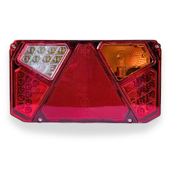 Pravé zadné združené svetlá WAS bez osvetlenia ŠPZ