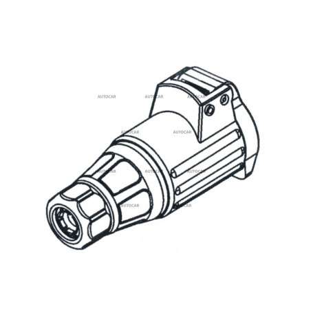 Zásuvka JAEGER 13 PIN – plastová pre kábel 8–11,5 mm