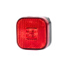 Lampa obrysová LED červená