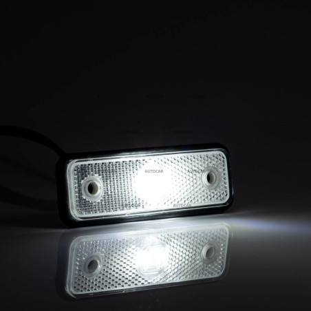 Obrysová lampa LED biela