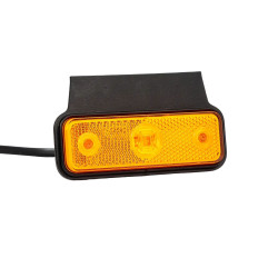 Obrysová lampa s držiakom LED žltá