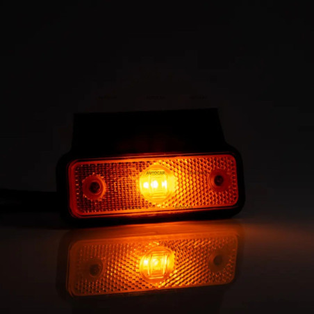Obrysová lampa s držiakom LED žltá