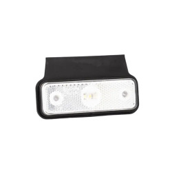 Obrysová lampa s držiakom LED biela
