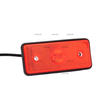 Obrysová lampa červená