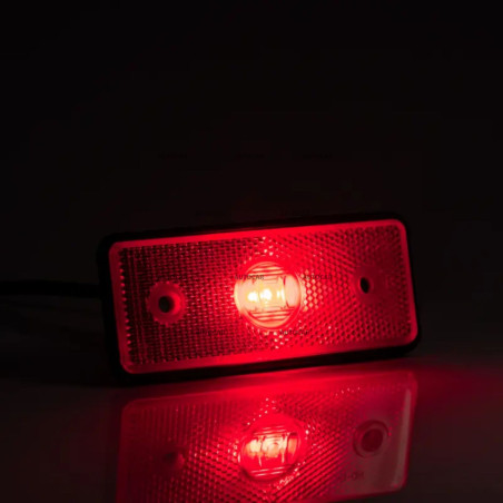 Obrysová lampa červená