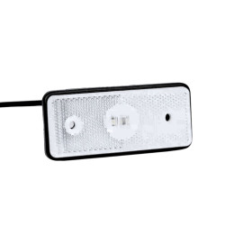 Obrysová lampa biela