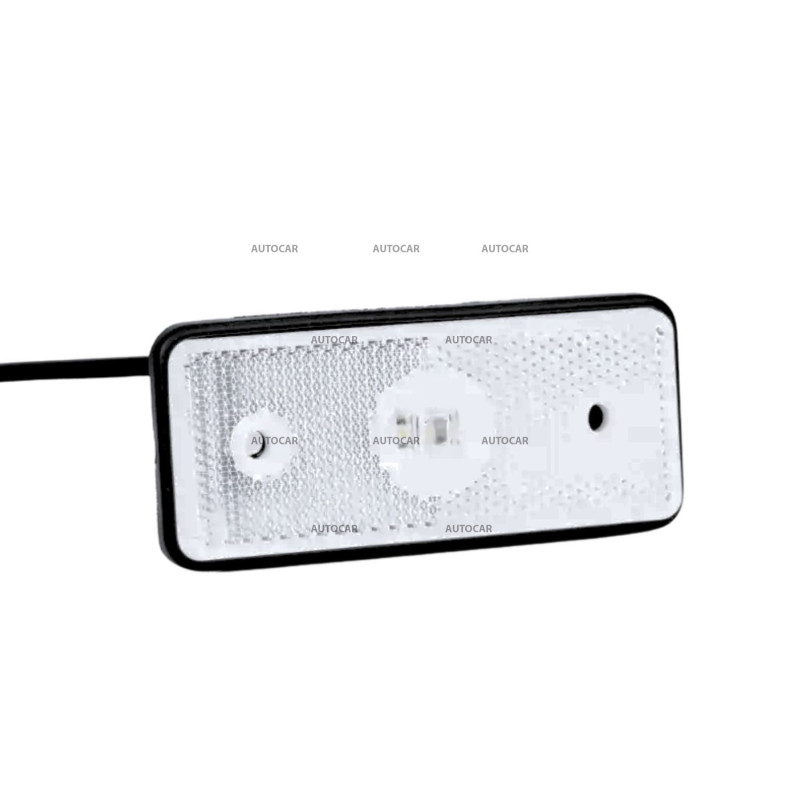 Obrysová lampa biela