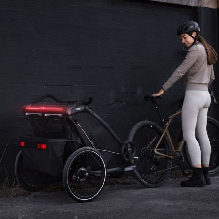Cyklovozík THULE Chariot Sport 2 double - Midnight Black