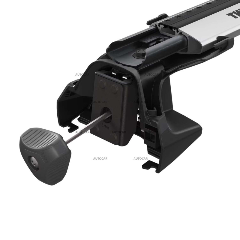 Strešný nosič Thule WingBar Edge pre Volkswagen e-Golf (2015–2019) – holá strecha