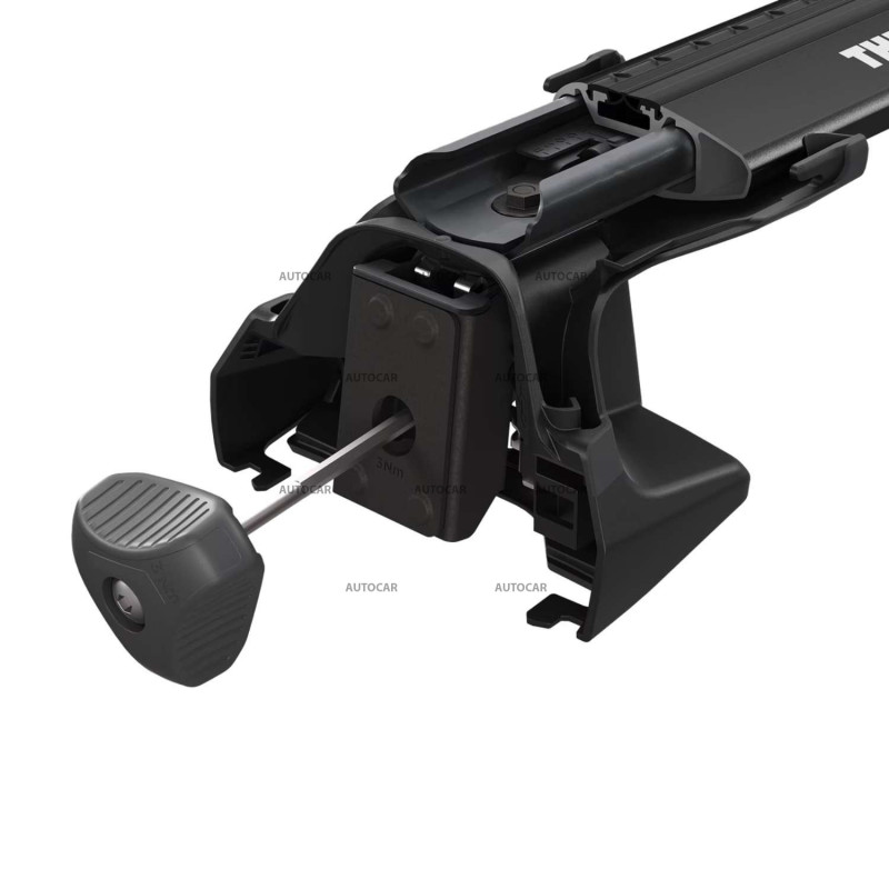Strešný nosič Thule WingBar Edge pre Volkswagen Golf (2020–) – holá strecha