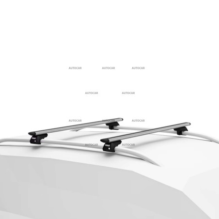 Strešný nosič Thule WingBar Evo pre Volkswagen Golf (2008–2012) – holá strecha