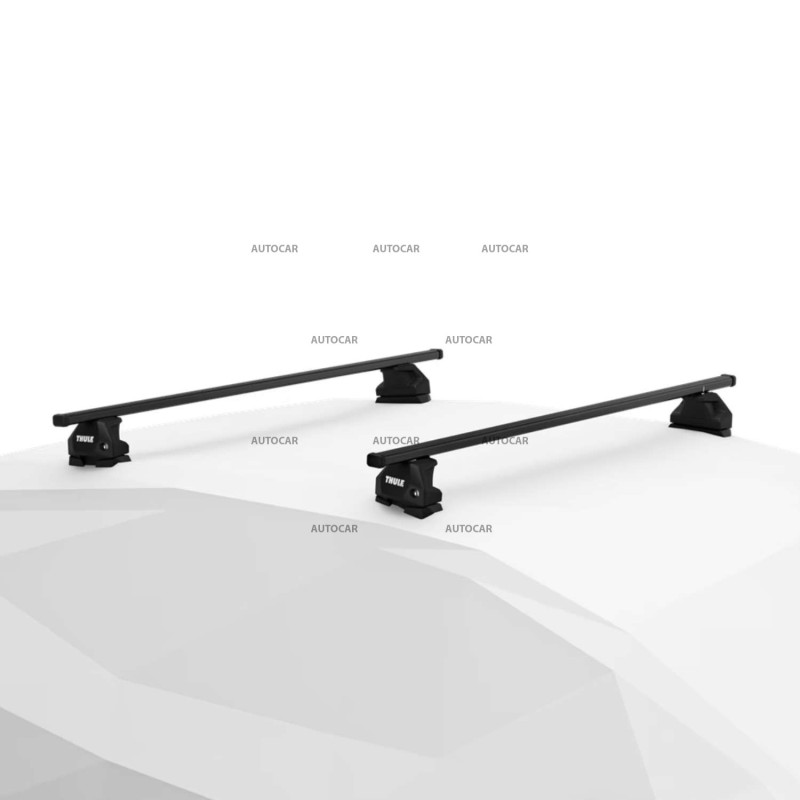Strešný nosič Thule SquareBar Evo pre Volkswagen Transporter (2003 – 2024) – T-drážka na streche