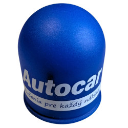 Krytka na guľu plastová - modrá