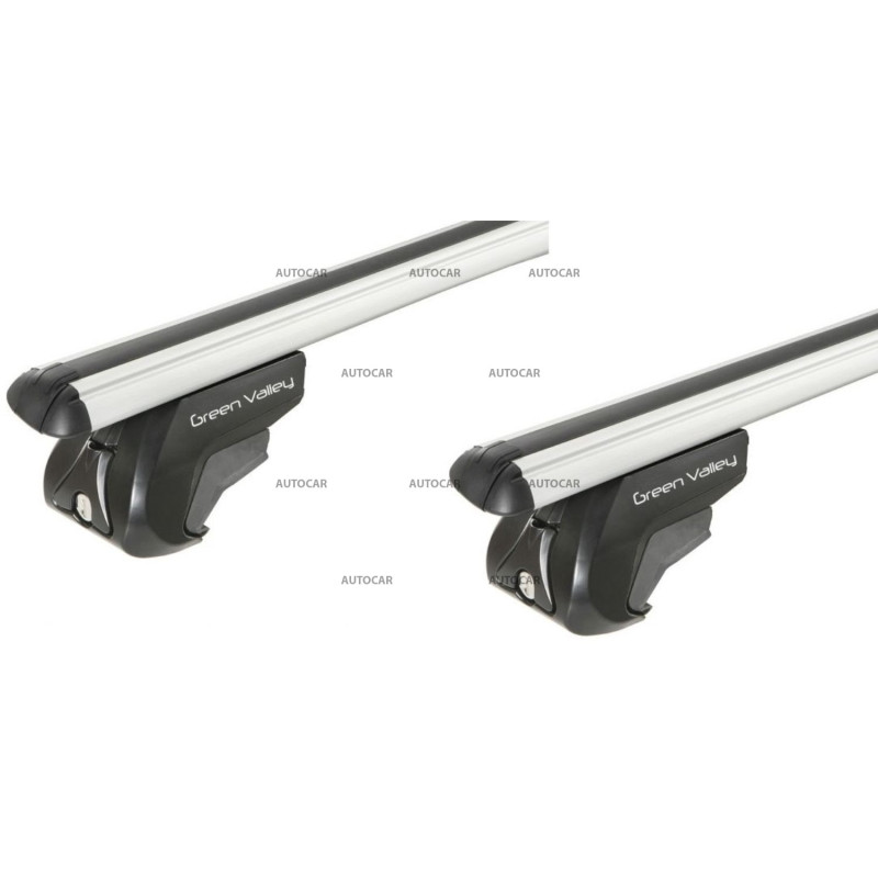 Strešný nosič Aurilis Trek (hliníkový) pre Suzuki SX4 hatchback (2006 – 2013) – klasické strešné lyžiny