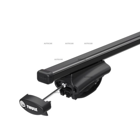 Strešný nosič Thule SquareBar pre Opel Combo Life (2019 – ...) – klasické strešné lyžiny
