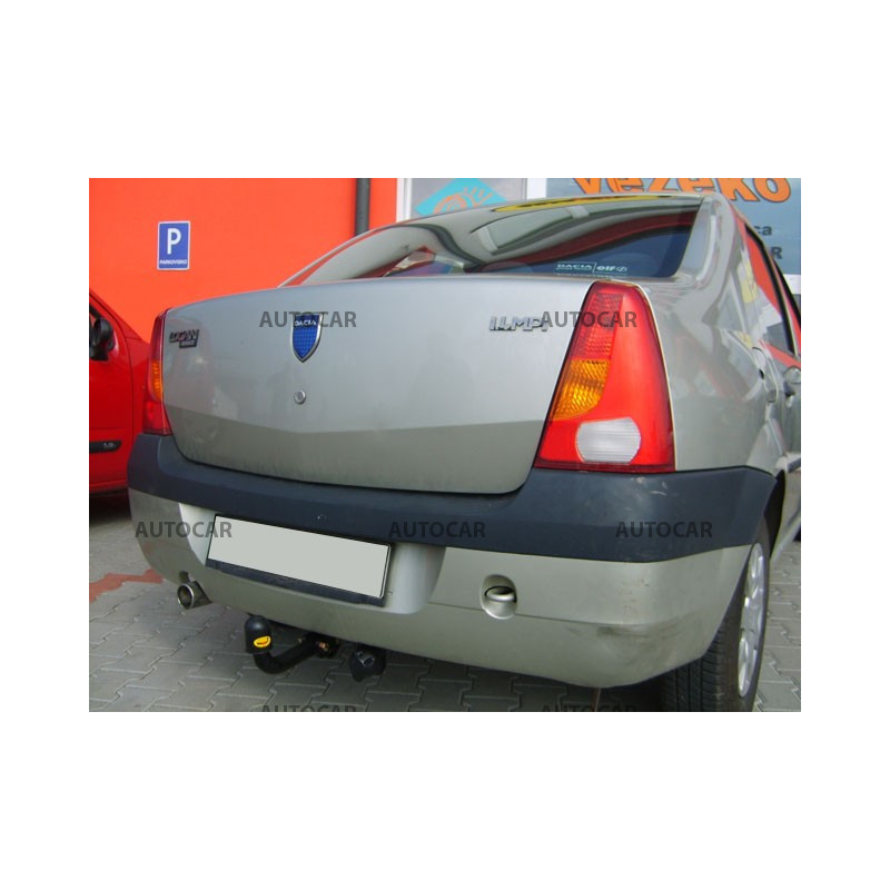 Ťažné zariadenie pre Dacia LOGAN - 4 dv. - skrutkový systém