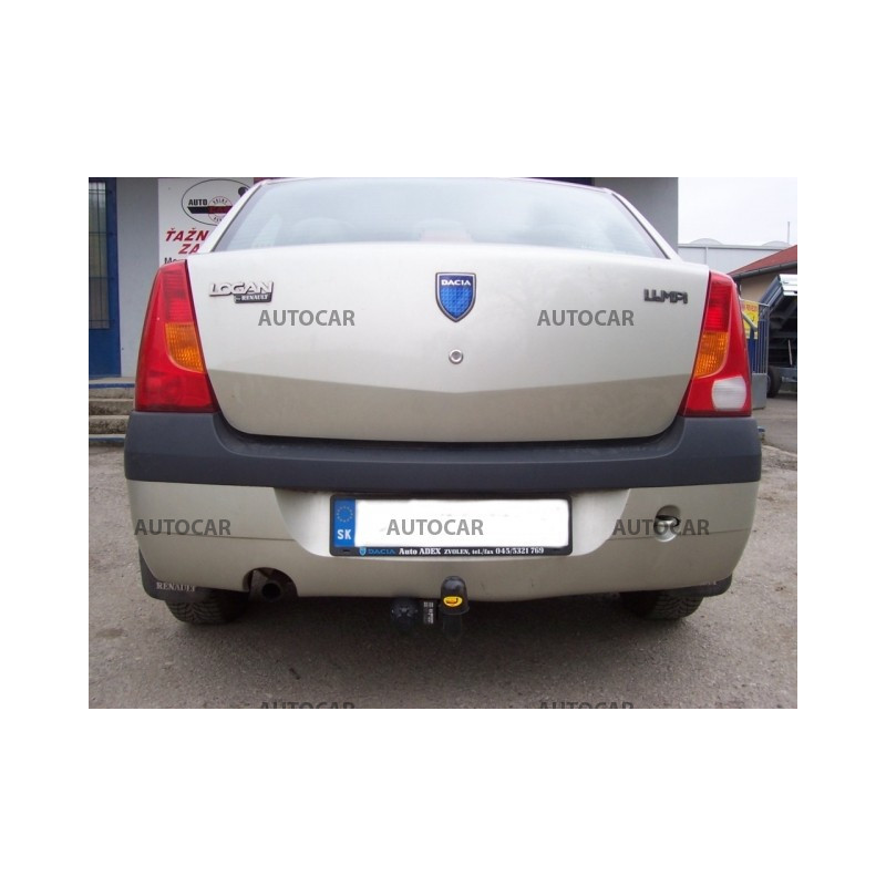 Ťažné zariadenie pre Dacia LOGAN - 4 dv. - skrutkový systém